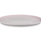 Stoneware La Collection Jardin Oval Serving PlatterShell Pink image number 1